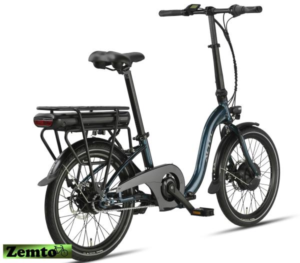 Altec Klapprad Elektrofahrrad 6 Gang 20 Zoll 468 WH Petrol Blau